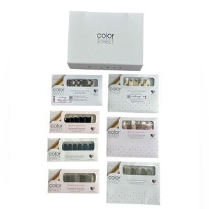 NWT Bundle of Color Street Nail Sets includes magnetic closure gift box